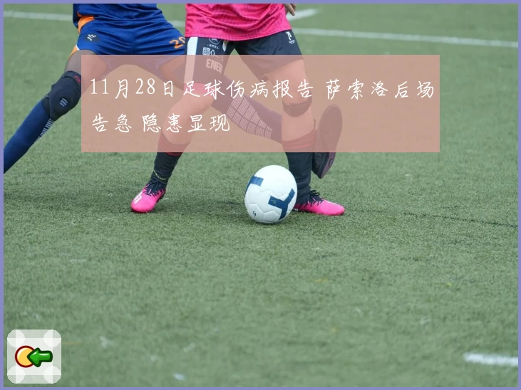 11月28日足球伤病报告 萨索洛后场告急 隐患显现